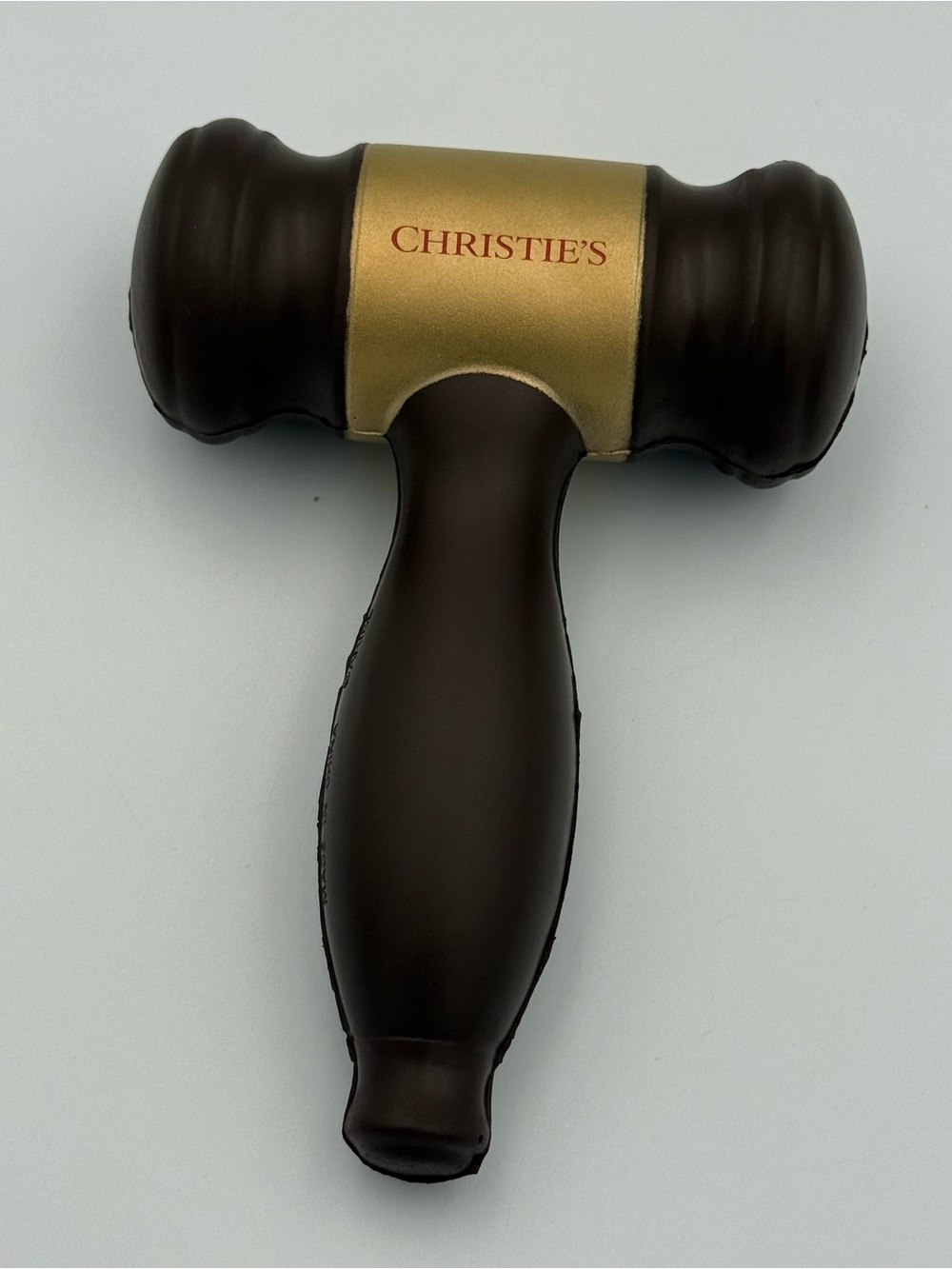 Gavel Foam Stress Toy Squishie Fidget Christie's Auction House Collectible RARE